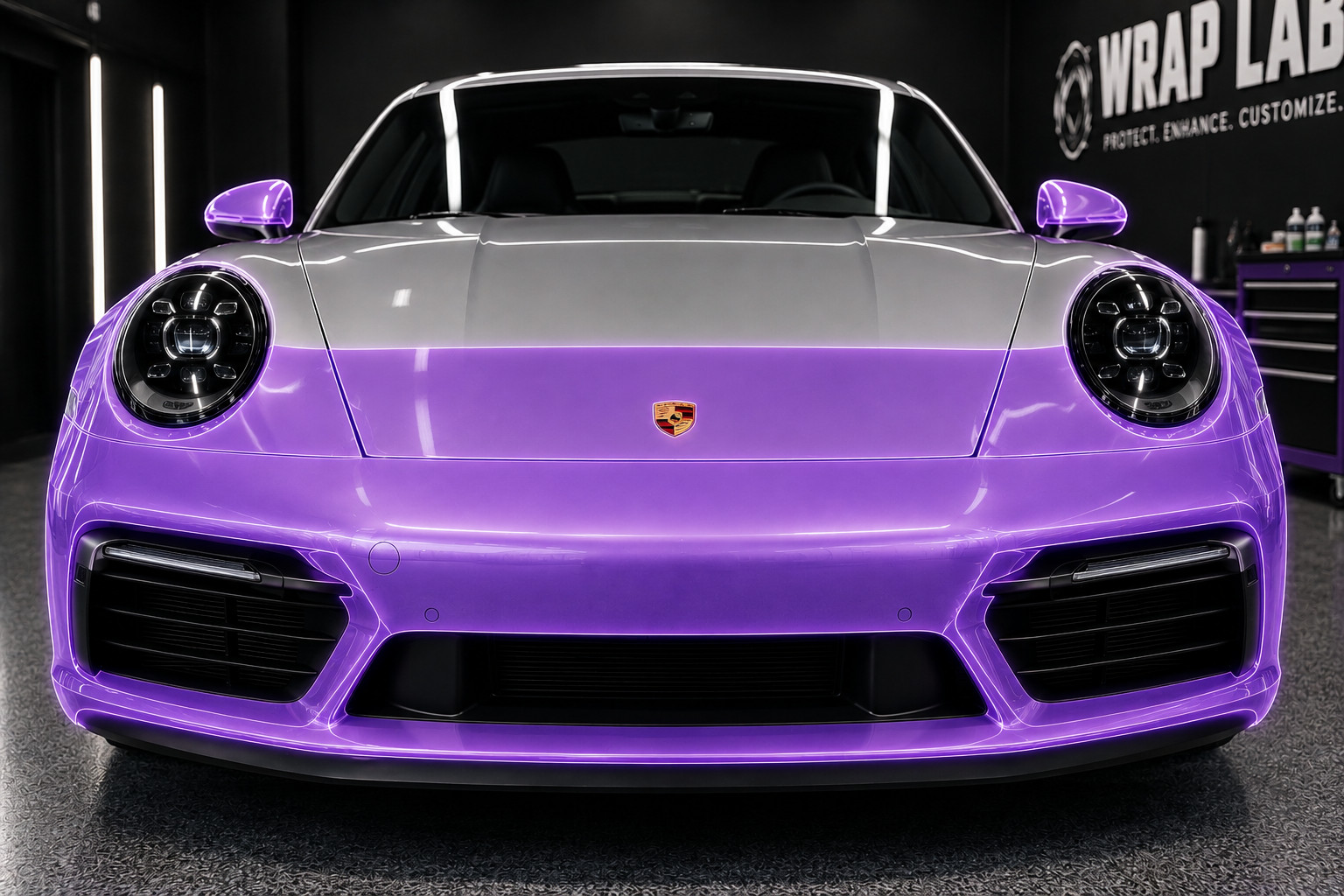 Paint protection film coverage for rock chip defense
